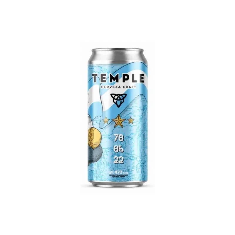 CERVEZA TEMPLE GOLDEN GOAT LATA 473