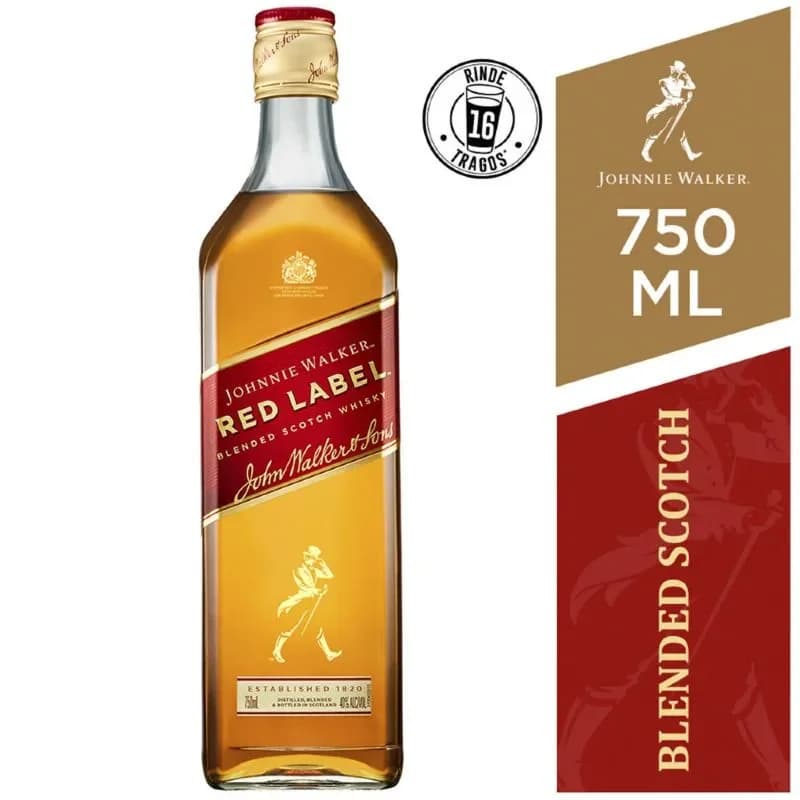 JOHNNIE WALKER RED LABEL 1L