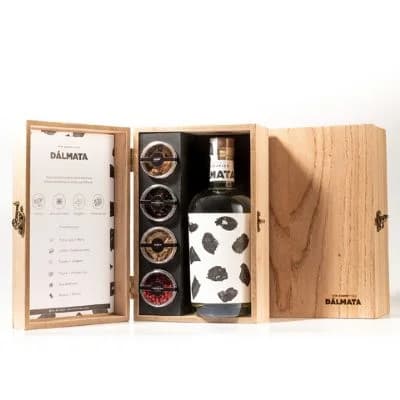 BOX CLASSIC GIN DALMATA BOTELLA +  BOTAN